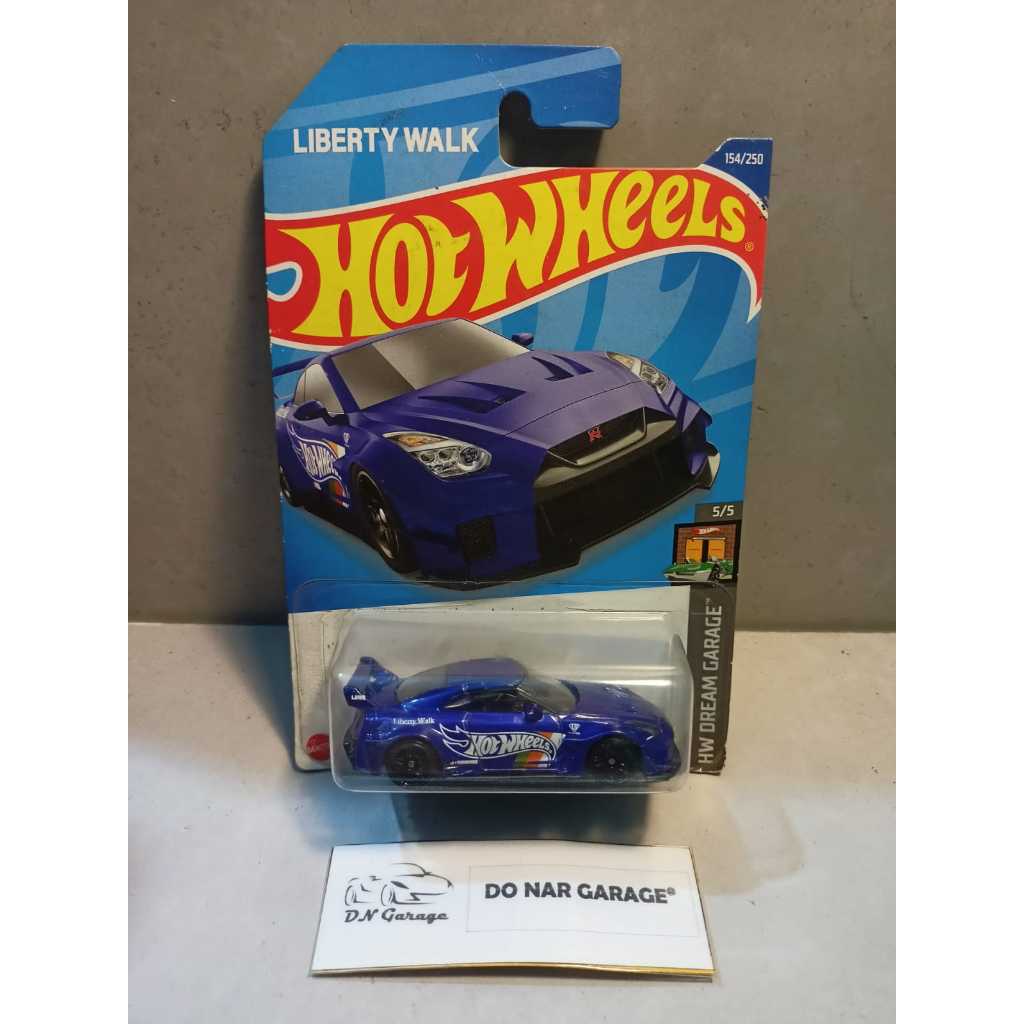 Hotwheels Regular Liberty Walk – LB-Silhouette Works GT Nissan 35 GT-RR Ver. 2 (Biru Tua)