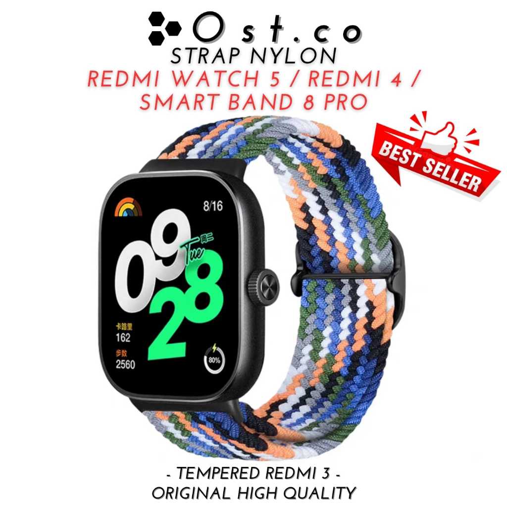 Elastis Strap for Redmi Watch 5/4 Xiaomi Band 8/9 Pro / Strap Redmi Watch 4 / Strap Redmi Watch 5