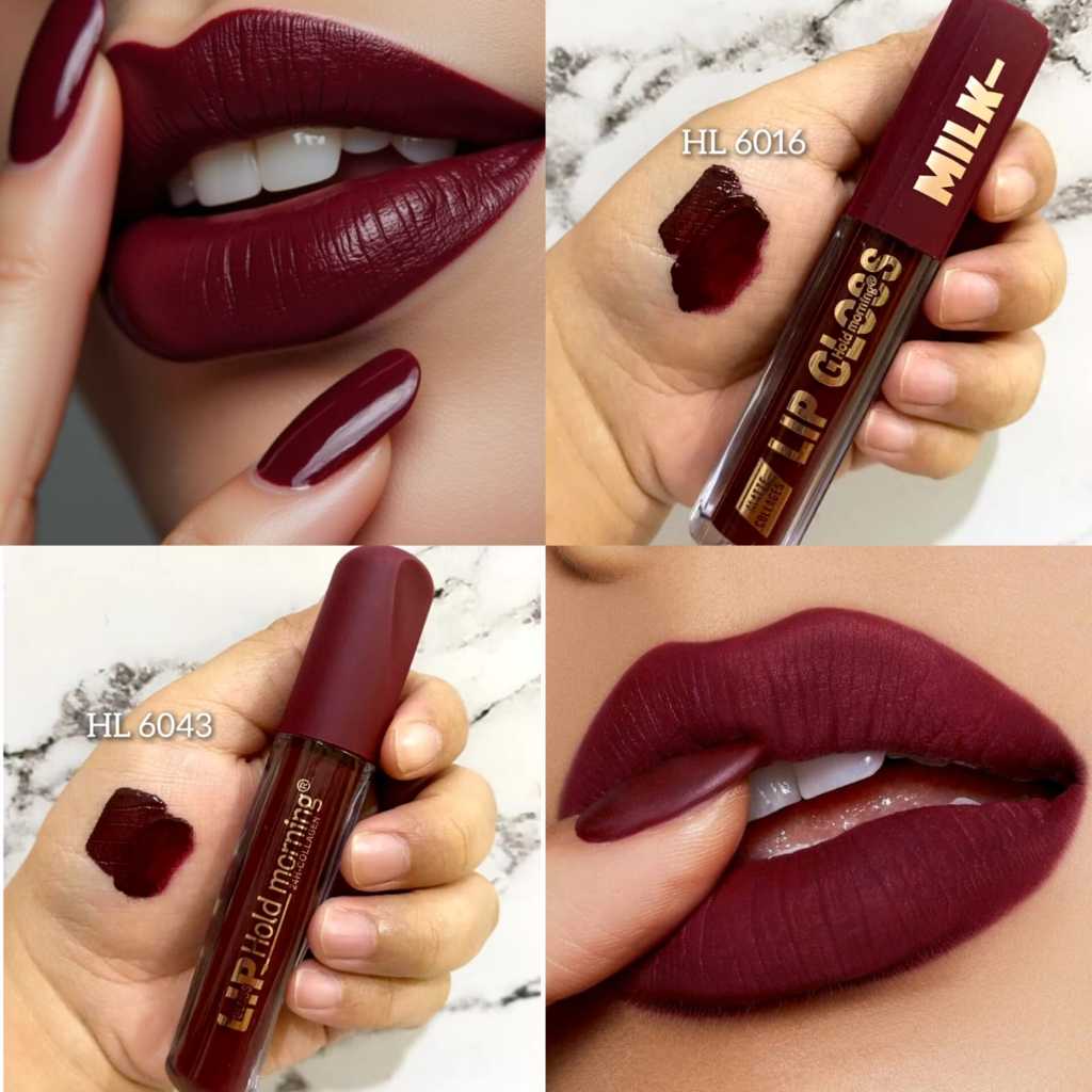 [Satuan] Lipcream Matte Maron Red Purple NudeTahan Lama /Lipcream transferproof / Lipcream waterproo
