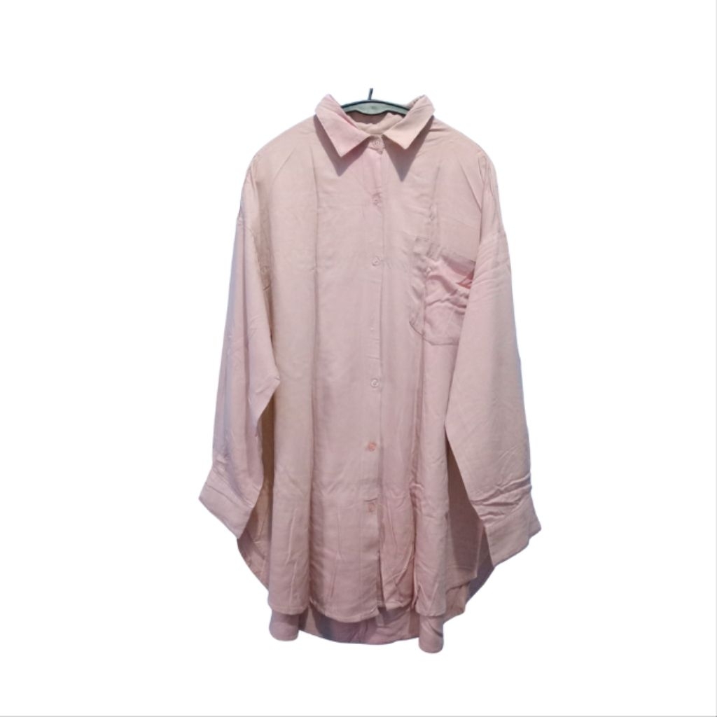 (PRELOVED) TUNIK PINK SALEM KARITA