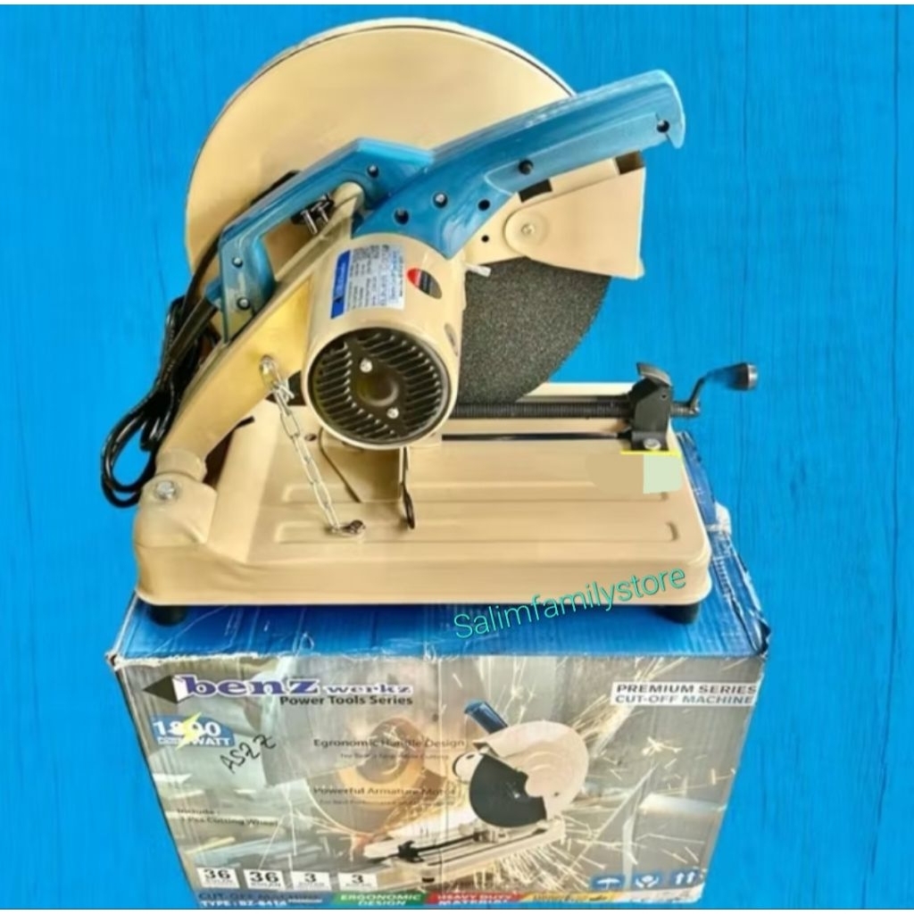 Mesin Gerinda Duduk / Mesin Cut Off Potong Besi 14" Benz BZ-8414