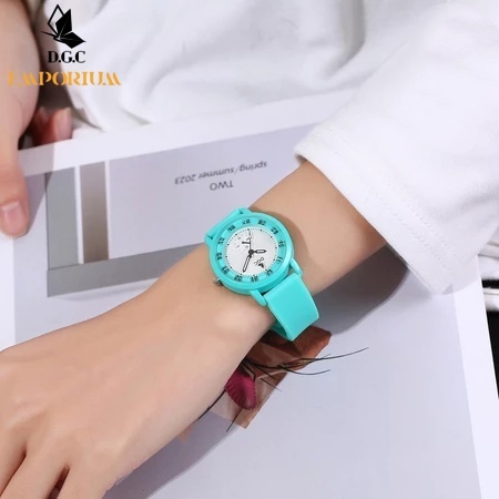 EMPORIUM DGC EW282 Jam Tangan Wanita/Pria COUPLE Analog Fashion Casual Quartz Watch Rubber Fashion