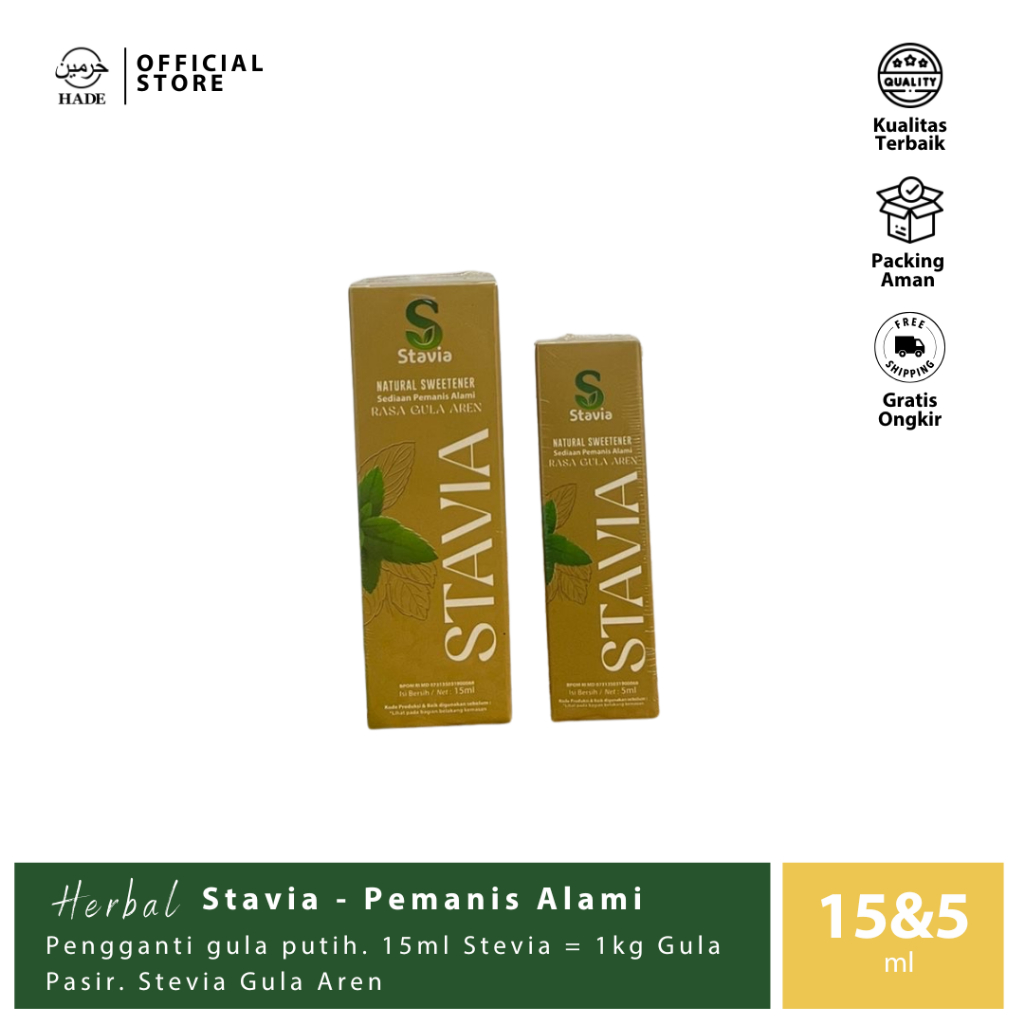 Stavia - Gula Stevia Plus Gula Aren - Pengganti Gula