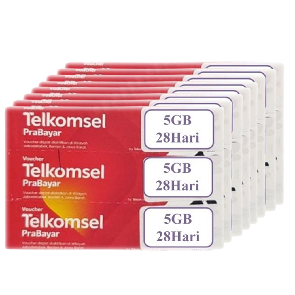 VOUCHER DATA INTERNET TELKOMSEL 5GB 28HARI