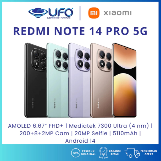 HP XIAOMI Redmi Note 14 Pro 5G RAM8/256GB | RAM12/512GB