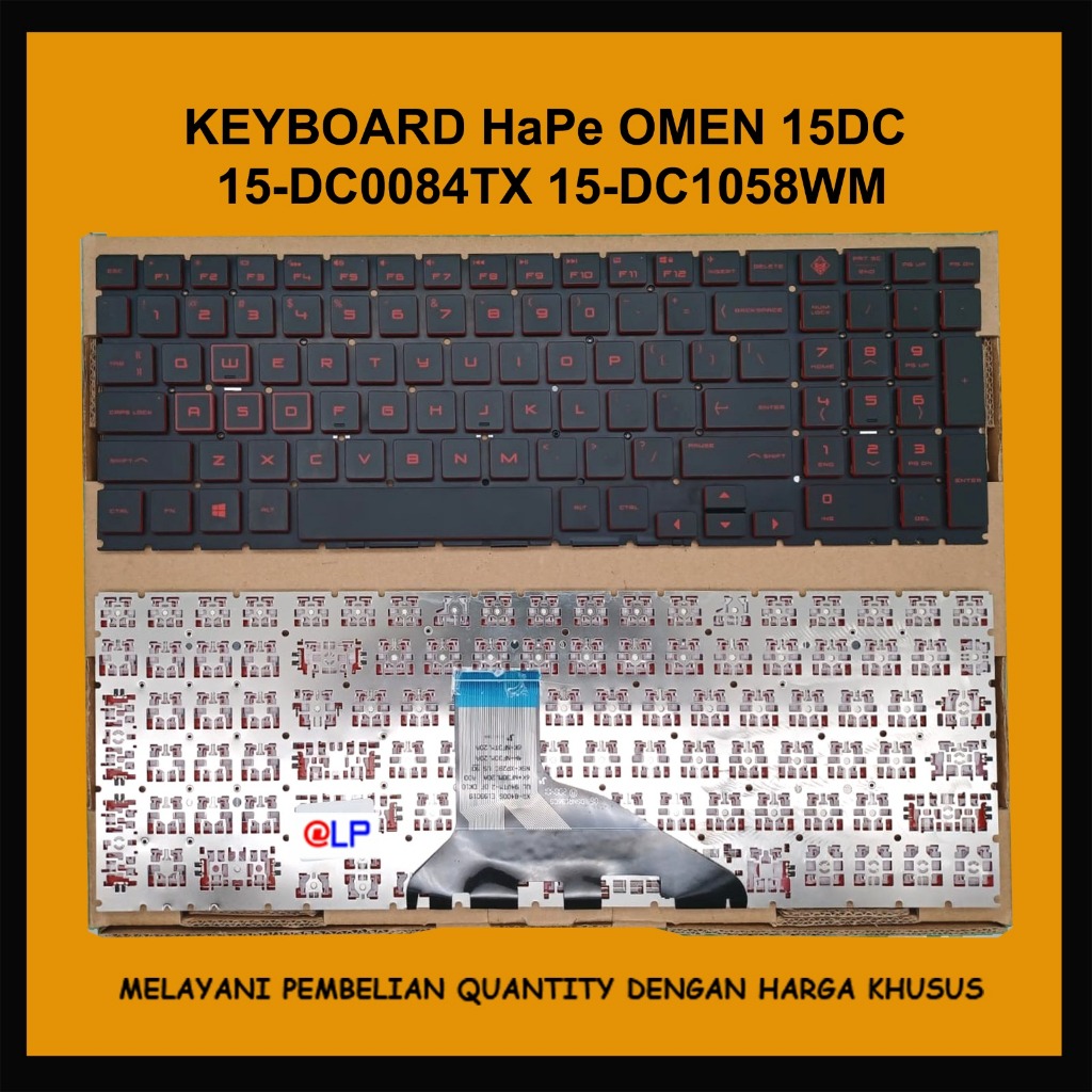 Keyboard Laptop HP Omen 15dc 15-dc0084tx 15-dc1058wm 15-dc1093tx 15-dc1111tx