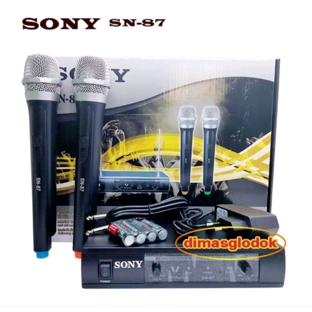 Mic Sony Sn87 Wireless Mikropon Sn 87 Werles Mikrofon Sn-87 Mik Wirles