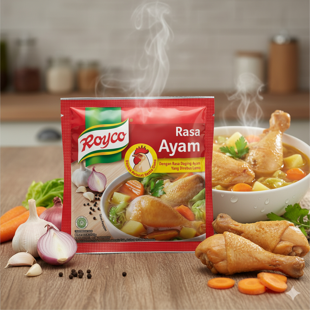 ROYCO BUMBU PENYEDAP SPESIAL RENCENG 12 x 8gr KALDU RASA SAPI AYAM UNILEVER BUMBU MASAK MAKANAN KEBU