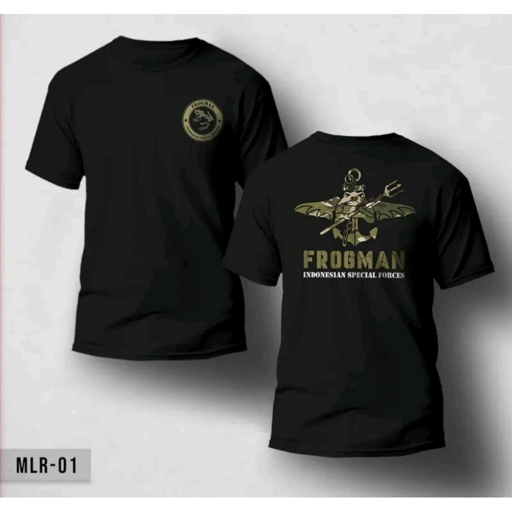 Kaos Frogman Indonesian Sepcial Forces