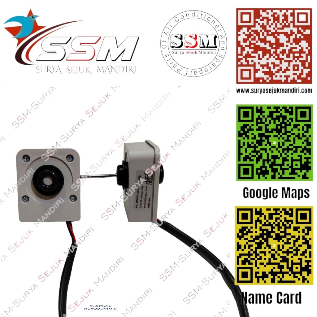 Fan Kulkas Aqua KBL48ZWT05-1202A Dc 12 Volt