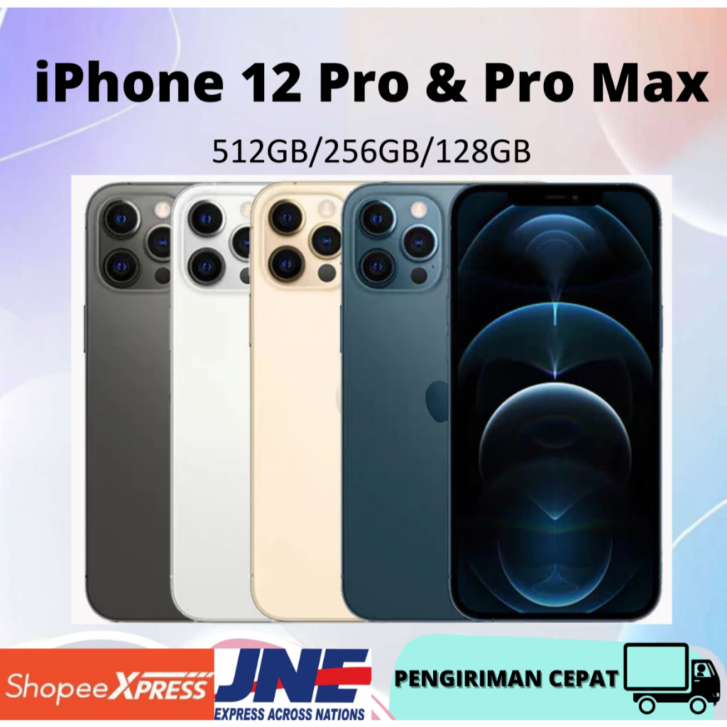 iPhone 12 Pro Dan 12 Pro Max 128GB/256GB Second Bergaransi Fullset Ex Inter Bergaransi