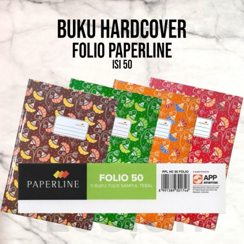 Buku Folio Paperline isi 50lbr / pcs