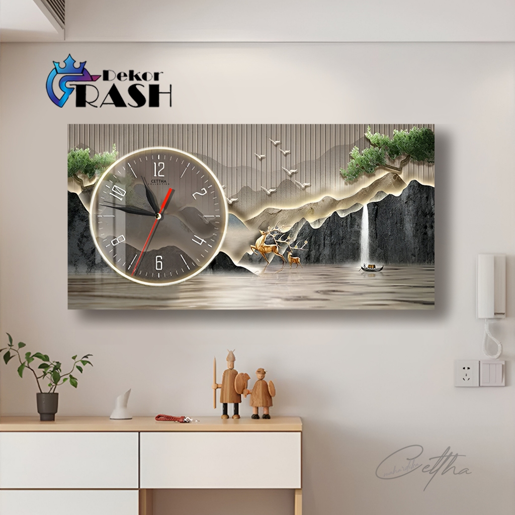 Jam Dinding Aesthetic Pemandangan Aestetik