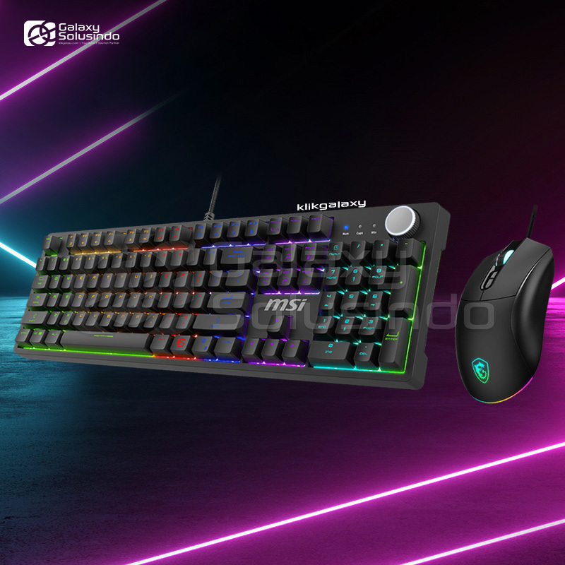 MSI FORGE GK320 Combo Gaming Keyboard Mouse - GW