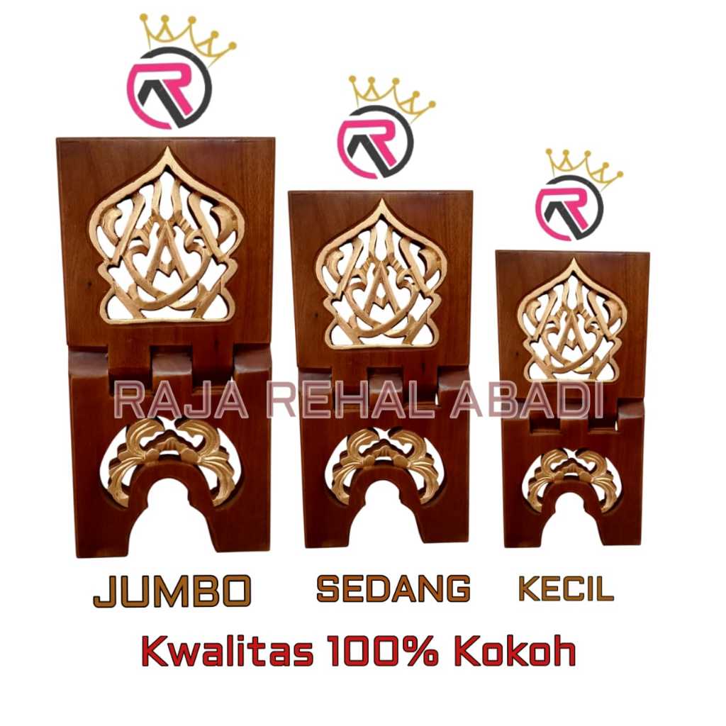 Rekal alqu'an rehal jumbo rekal al-qur'an meja lipat meja Al-Qur'an meja ngaji meja TPQ meja TPA
