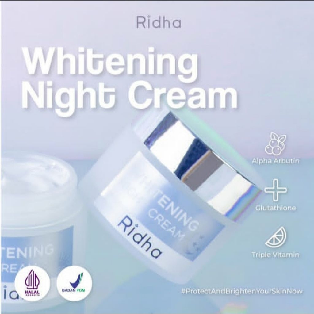 Ridha Whitening Night Cream