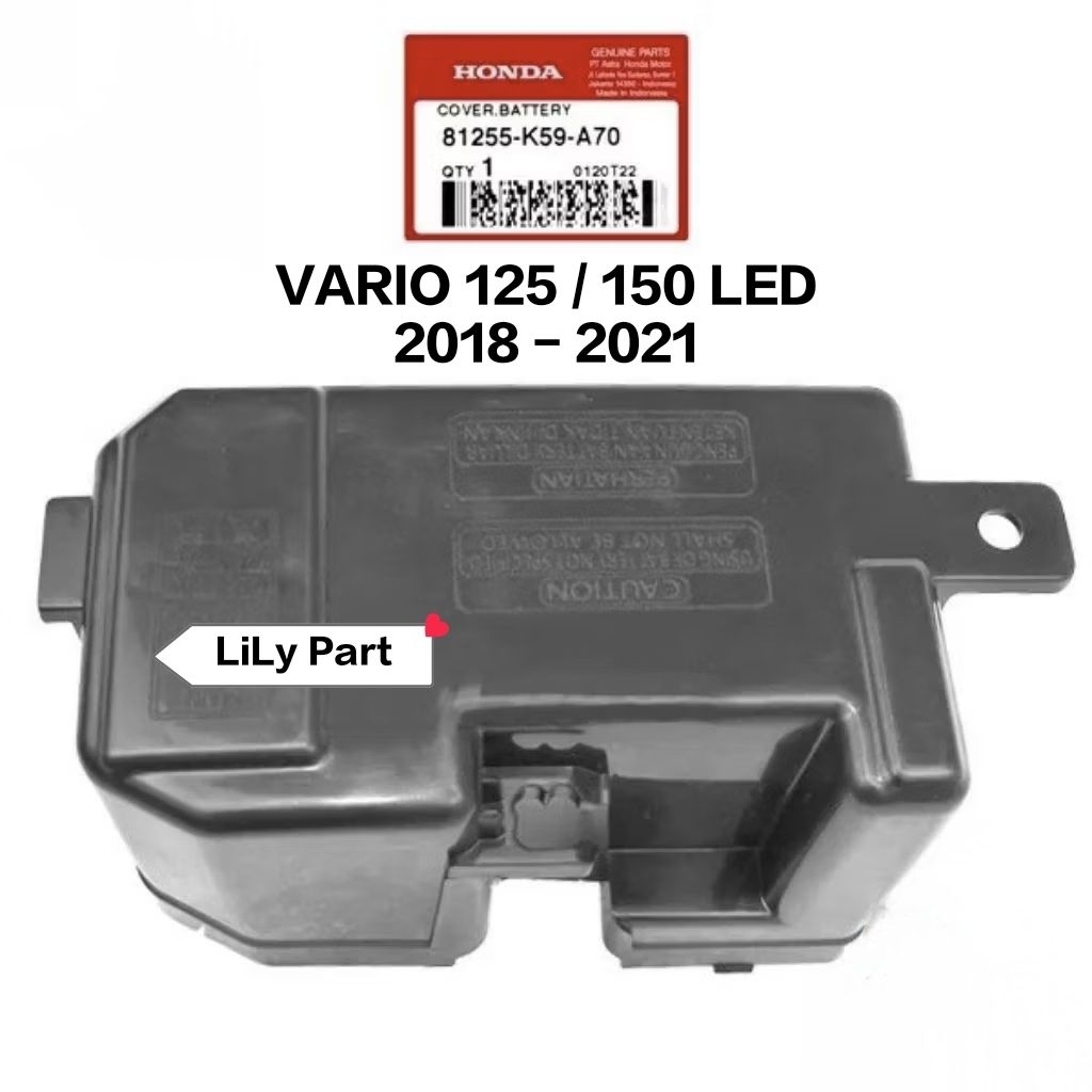 81255-K59-A70 Cover Accu Bagian Dalam VARIO 125 / 150 LED 2018 - 2021