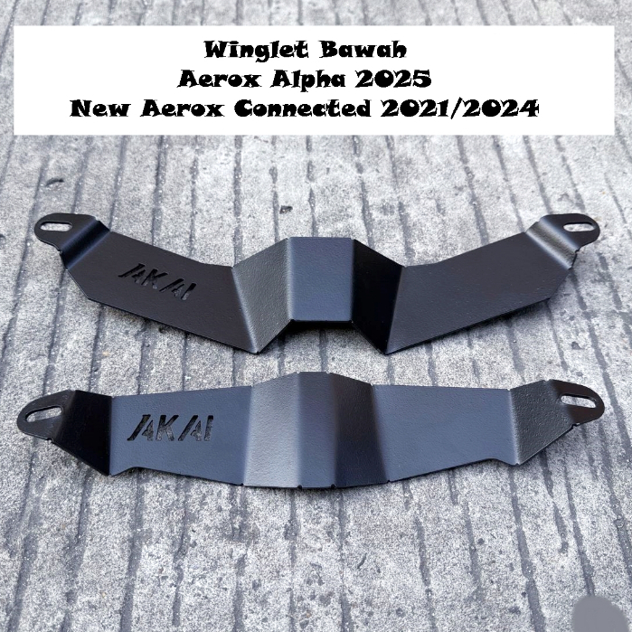 Winglet Bawah NEW AEROX CONNECTED 2021 2022 2023 2024/Winglet Bawah AEROX ALPHA 2025 WINGLET BAWAH B