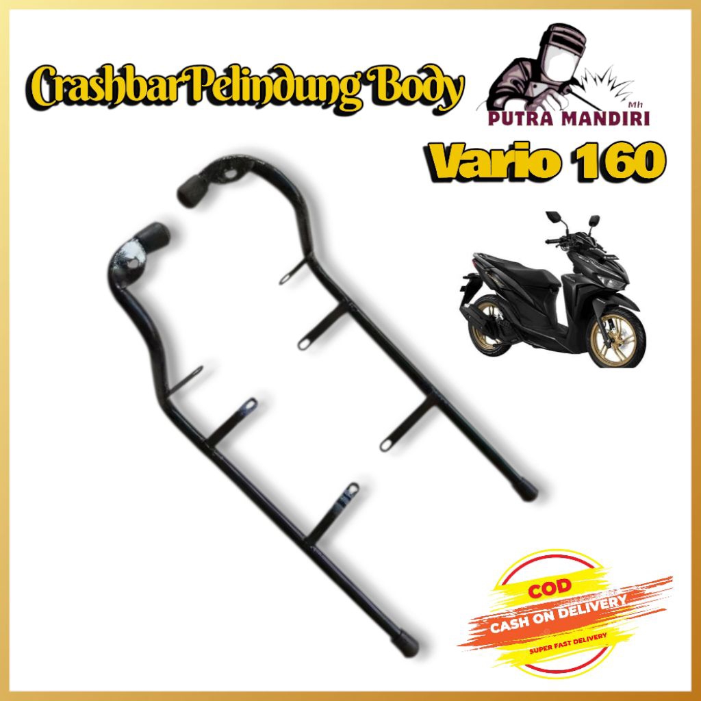 Crashbar Tubular Vario 160 Body Protector Motor Vario 160
