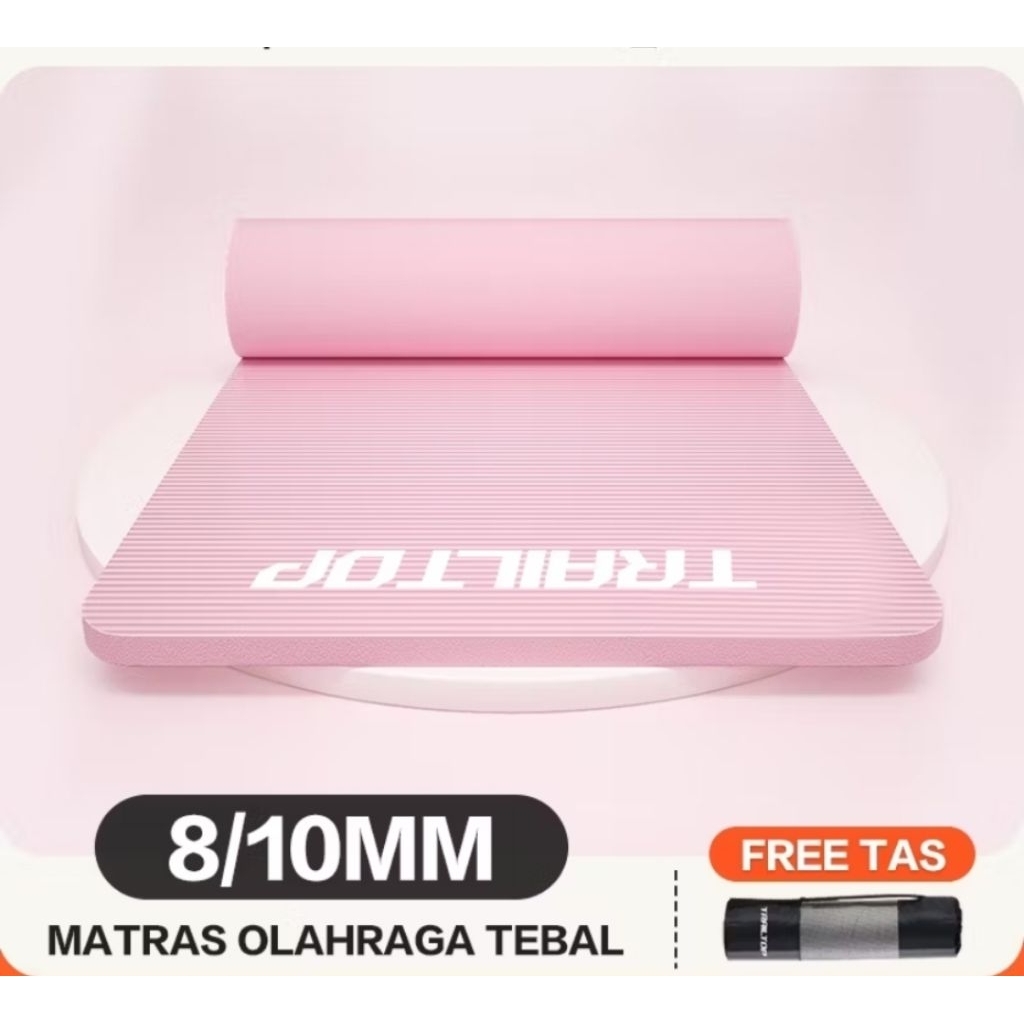 Matras yoga empuk tebal 8ml Matras pikates matras camping matras hiking matras eva
