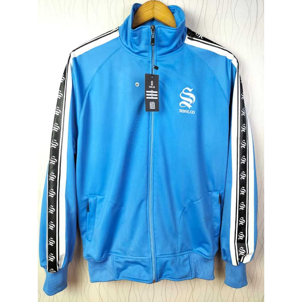 ORIGINAL  By Suke co . Jaket Kekinian Terbaru Pria Premium / 100 % Real Fict - Jacket Tracktop Tebal