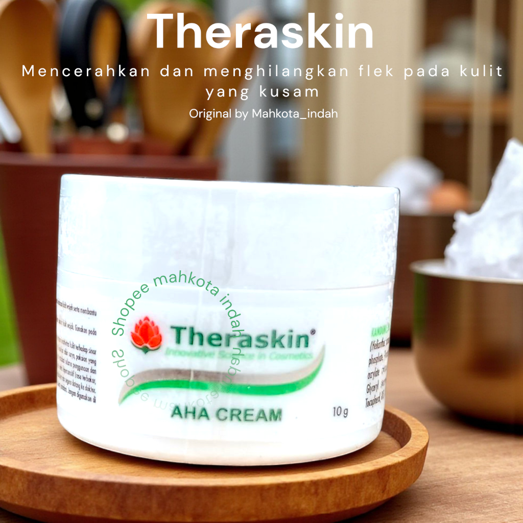 THERASKIN AHA CREAM (Flek Sedang) / Krim Malam Flek Kusam / Krim Malam Flek Sedang ORIGINAL BPOM HAL