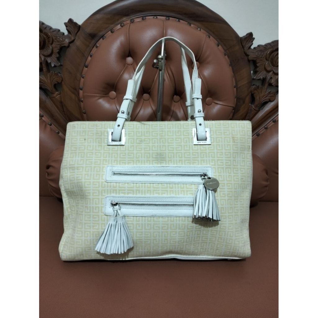 GIVENCHY  Canvas mix Leather Tote Bag