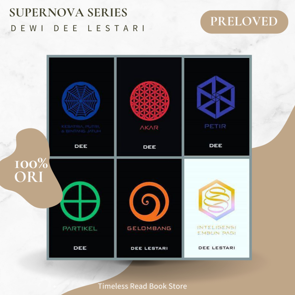 READY INTELIGENSI EMBUN PAGI SEGEL Buku Preloved Original Dewi Dee Lestari Supernova Inteligensi Emb