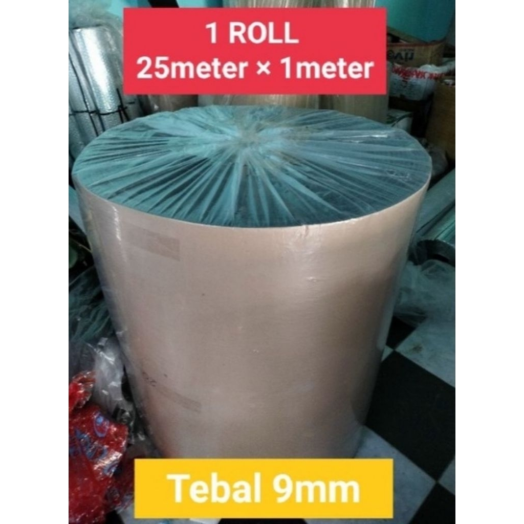 Peredam panas atap,kap mobil,tebal 9mili,Aluminium foil berkualitas