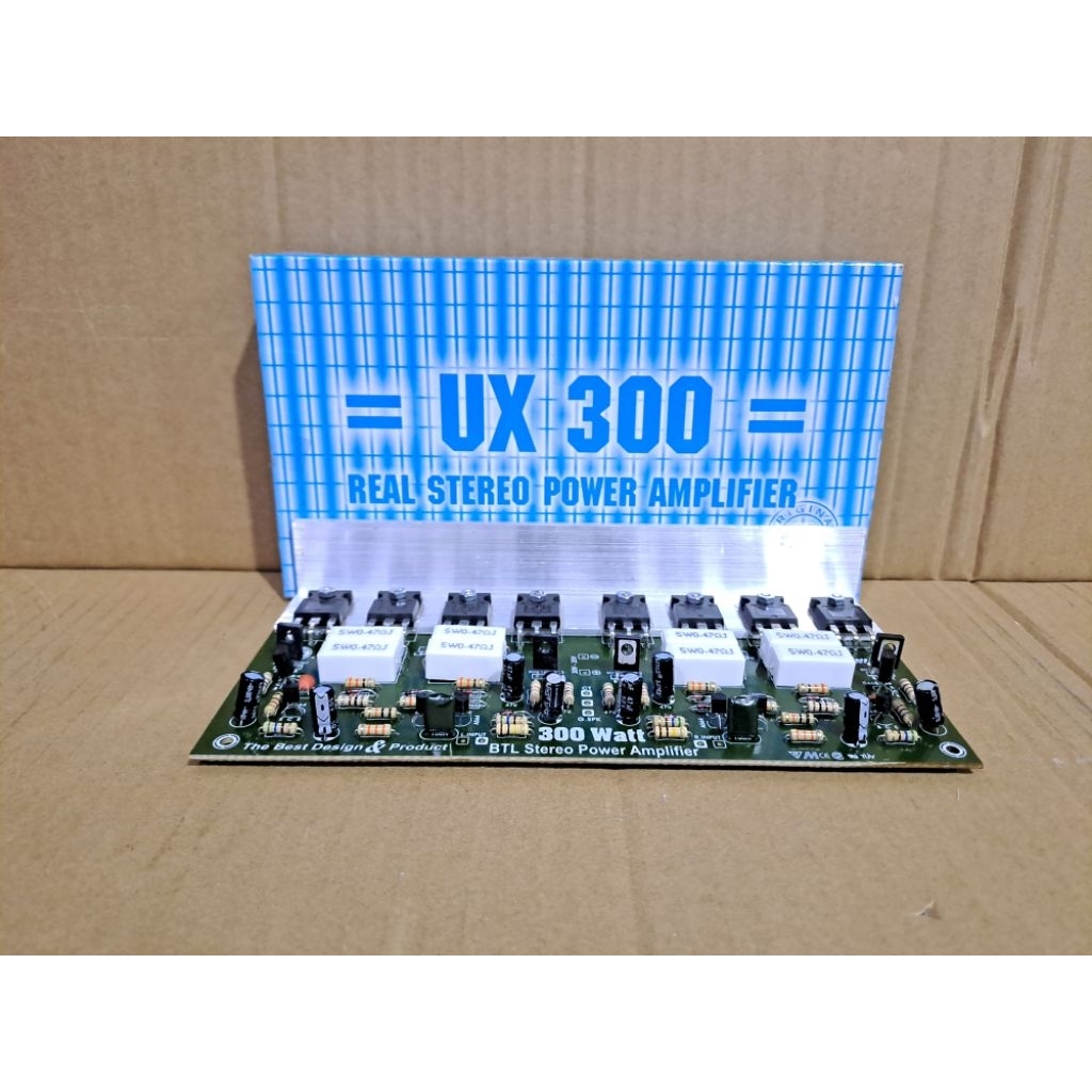 Kit Stereo Power Amplifier OCL 2 x 300 watt BTL system .