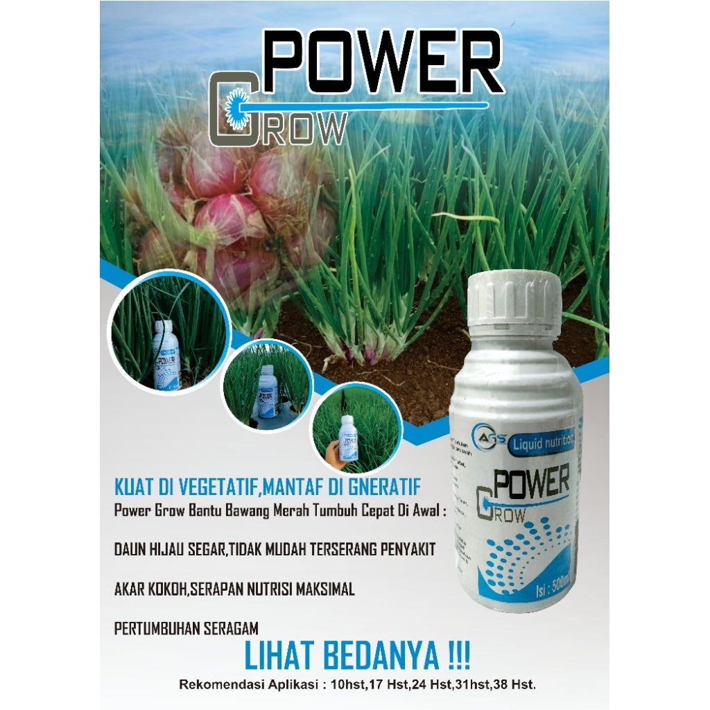 power grow 500ml zpt multivitamin tanaman