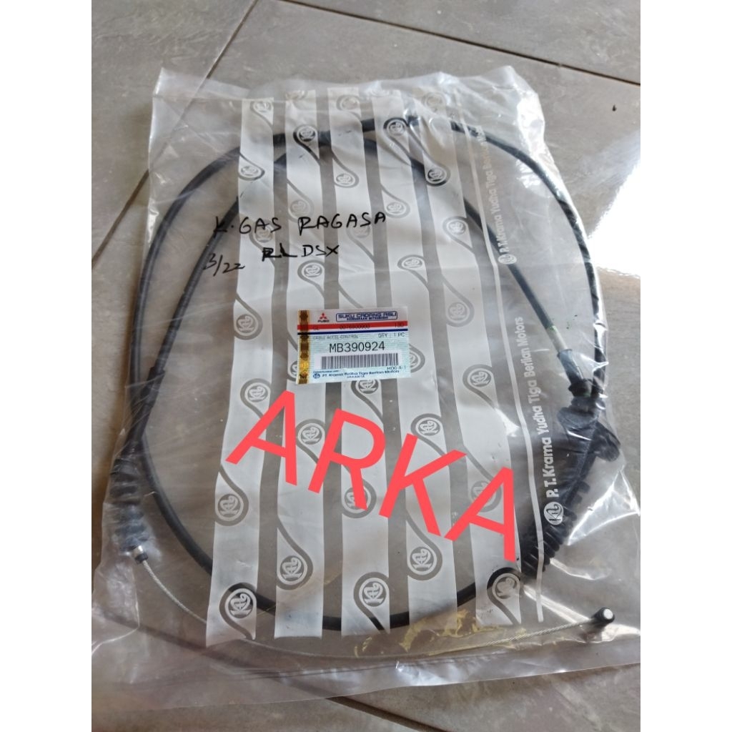 Kabel Gas Mitsubishi  Ragasa Colt disel Ps100 ps120 Ps135 Ragasa Ori original
