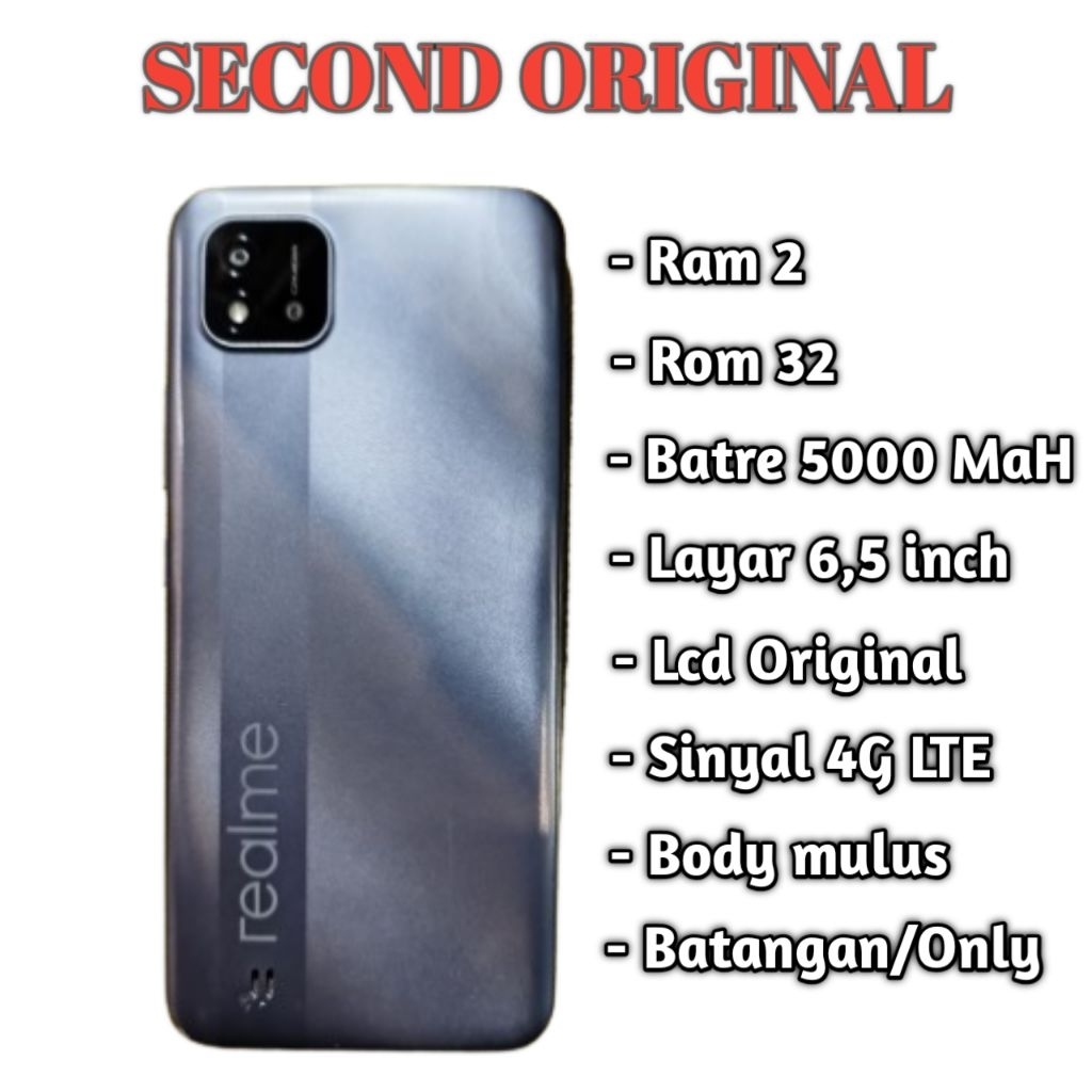 Realme C20 Ram 2/32 Original