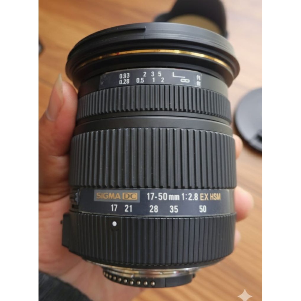 Lensa APSC Sigma HSM 17mm - 50mm f-2.8 for Nikon DSLR
