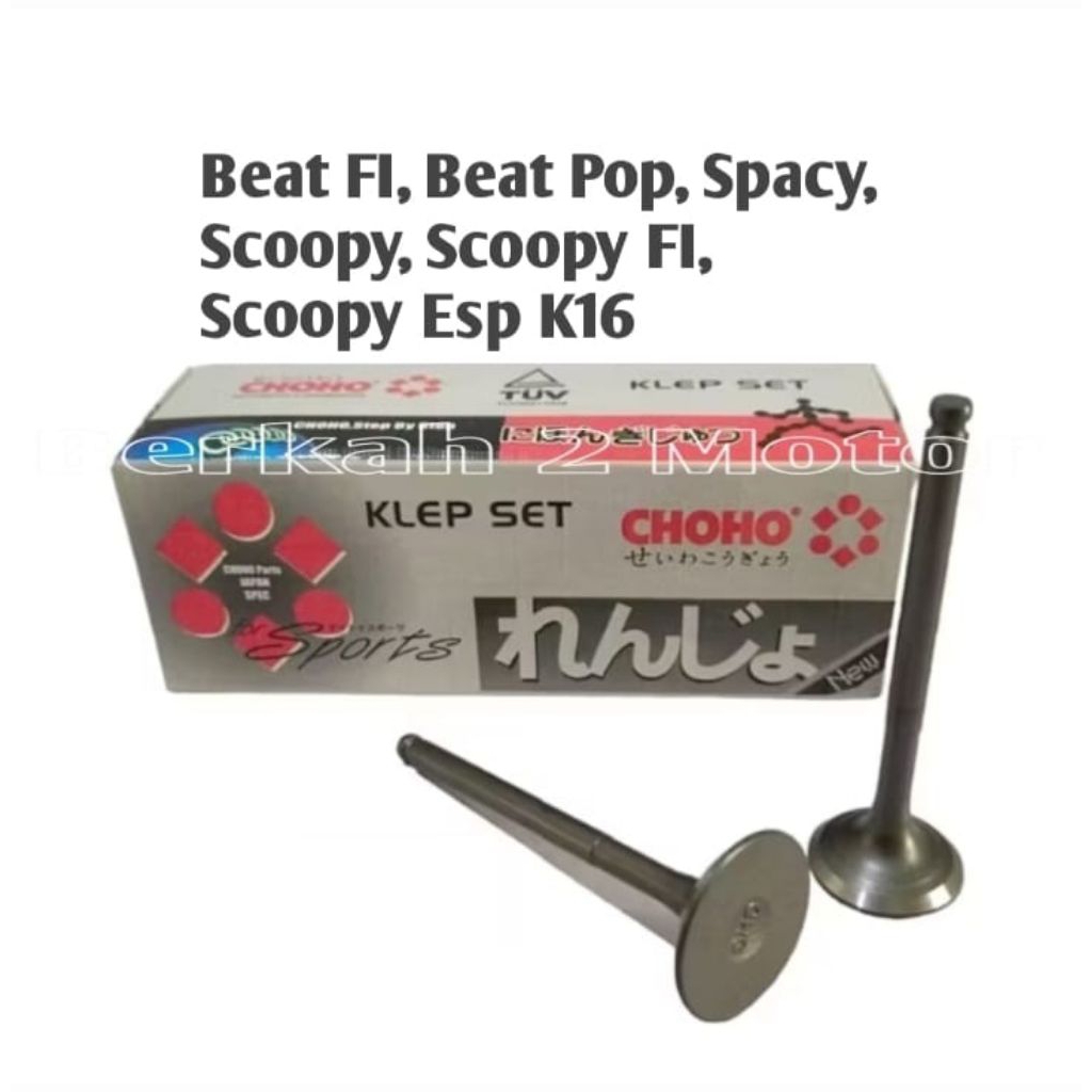 Klep Beat FI, Scoopy FI, Spacy FI, Original merk Choho
