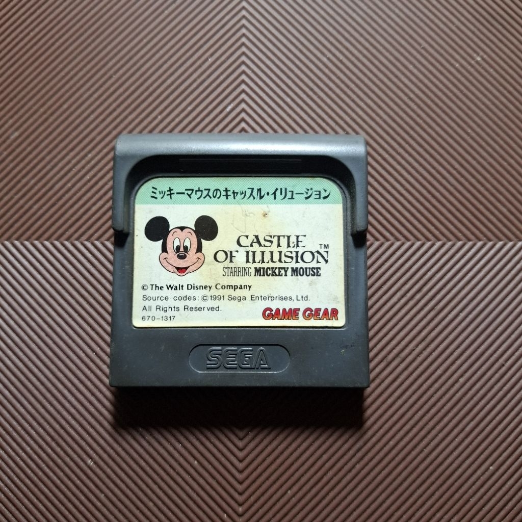 Kaset Game Sega Castle Of Of Illusion Mickey Mouse