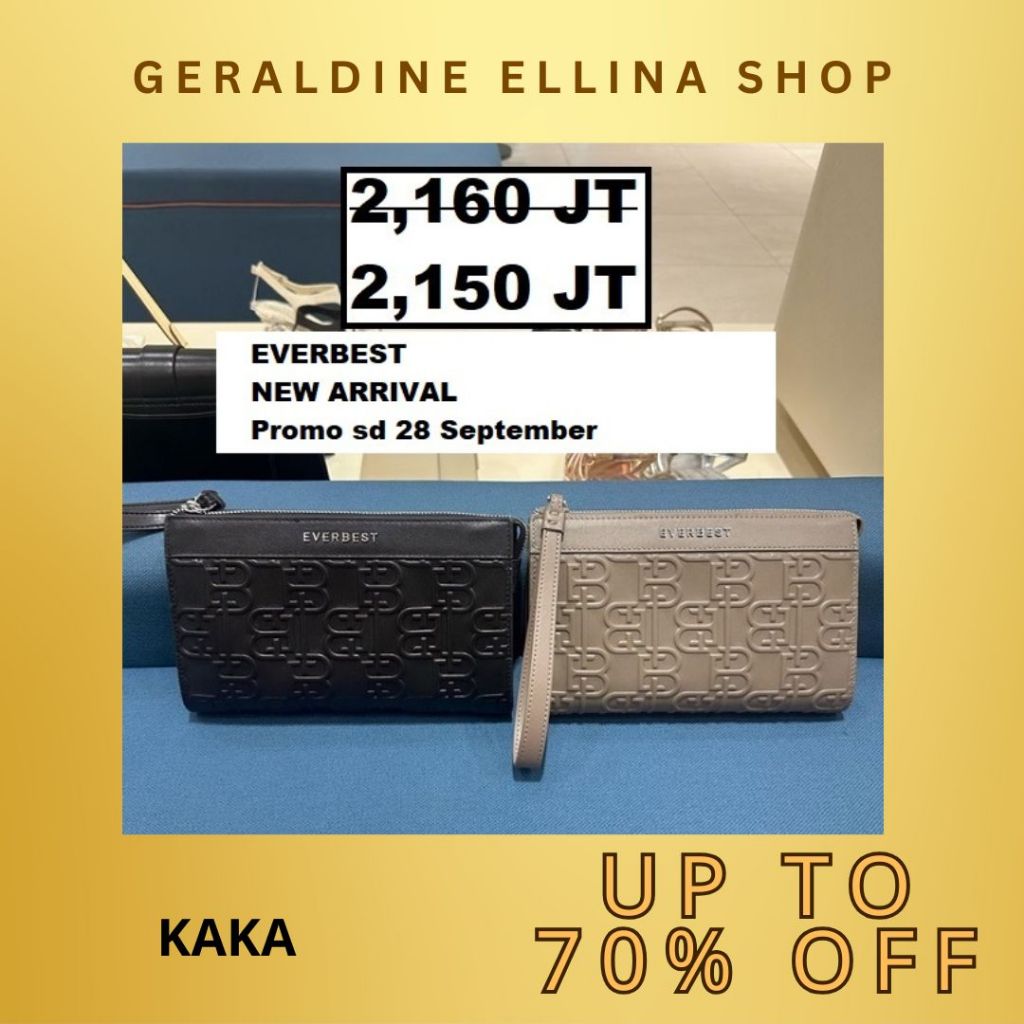 Tas clutch bag pria cowo cowok EVERBEST ori 100% Seri KAKA