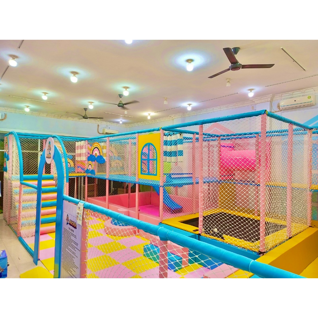 set playground indoor model terbaru 2024 harga murah softplay permainan anak lengkap