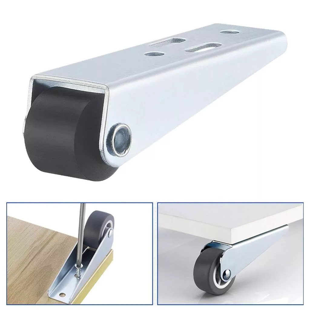 2 Pcs Roda Pintu Geser Roda Pintu Bawah Sliding Stainless Steel Roda Pintu Melorot Perbaikan