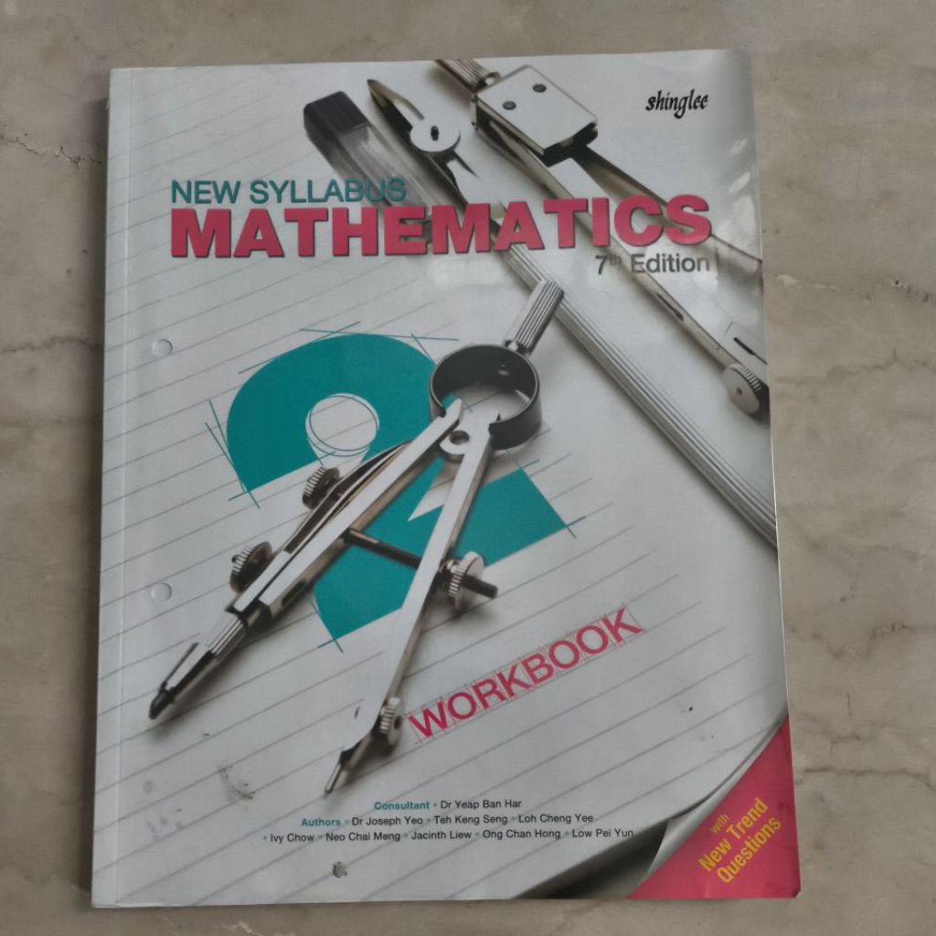New syllabus Mathematics 2 Workbook 7th edition