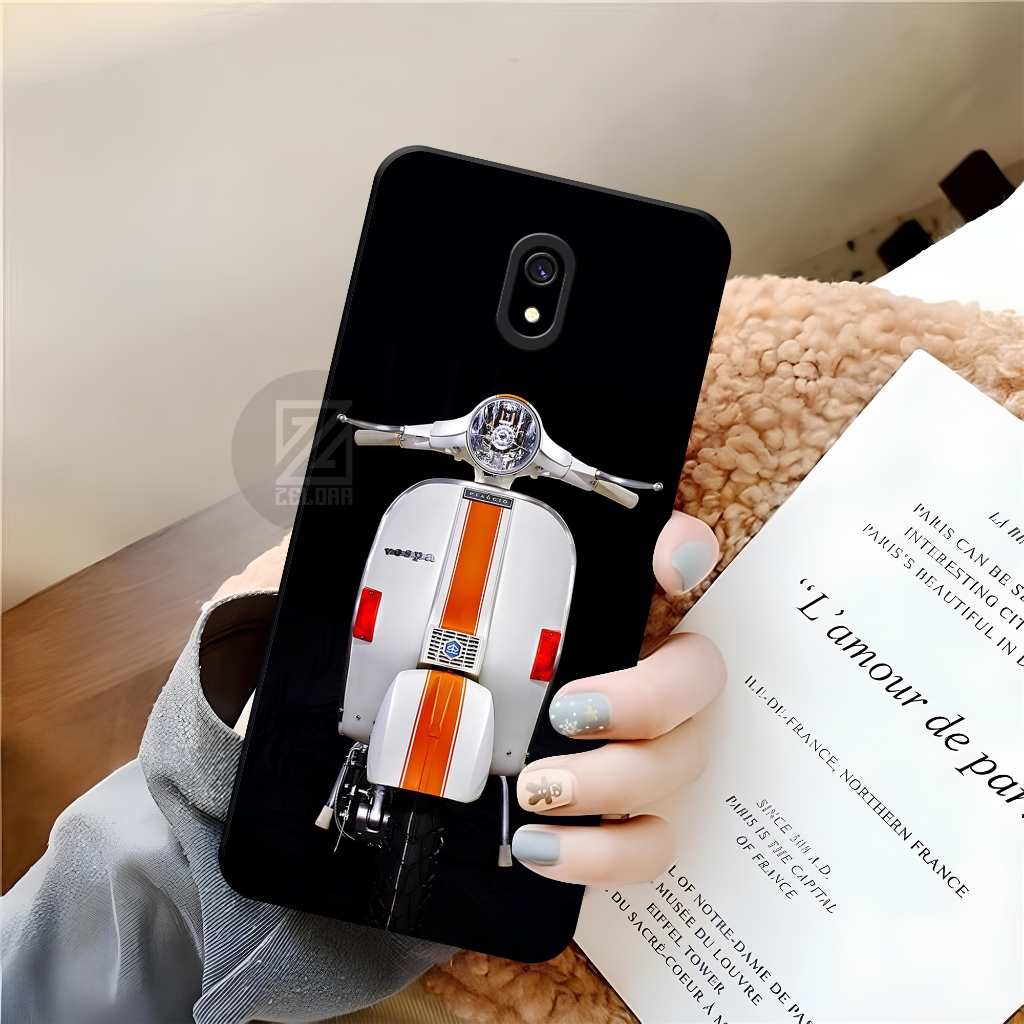Case XIAOMI REDMI 8A - Fashion Case Vespa - Softcase XIAOMI REDMI 8A - Case Pro Camera - Casing XIAO