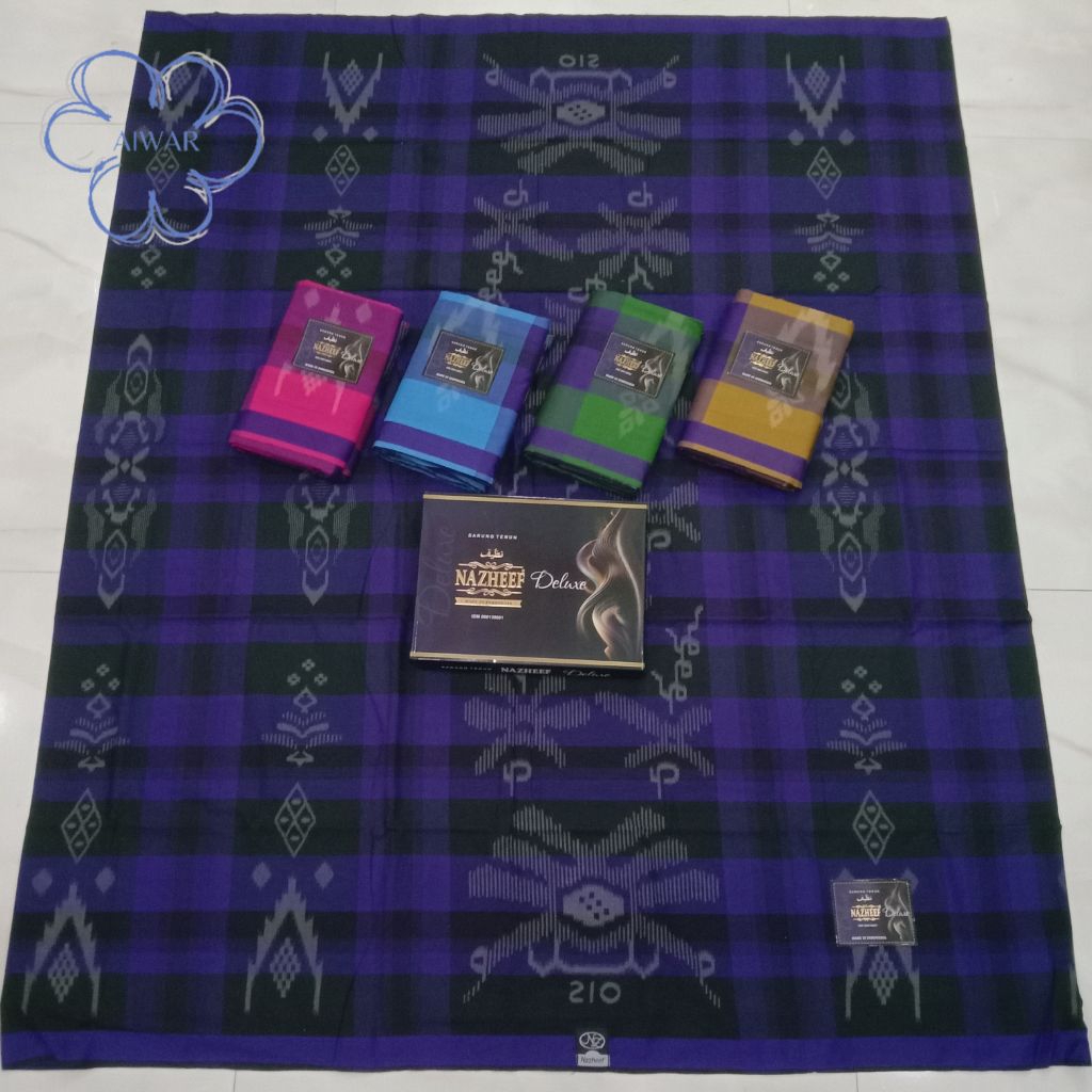 Sarung Nazheef motif BHS kotak-kotak jadul