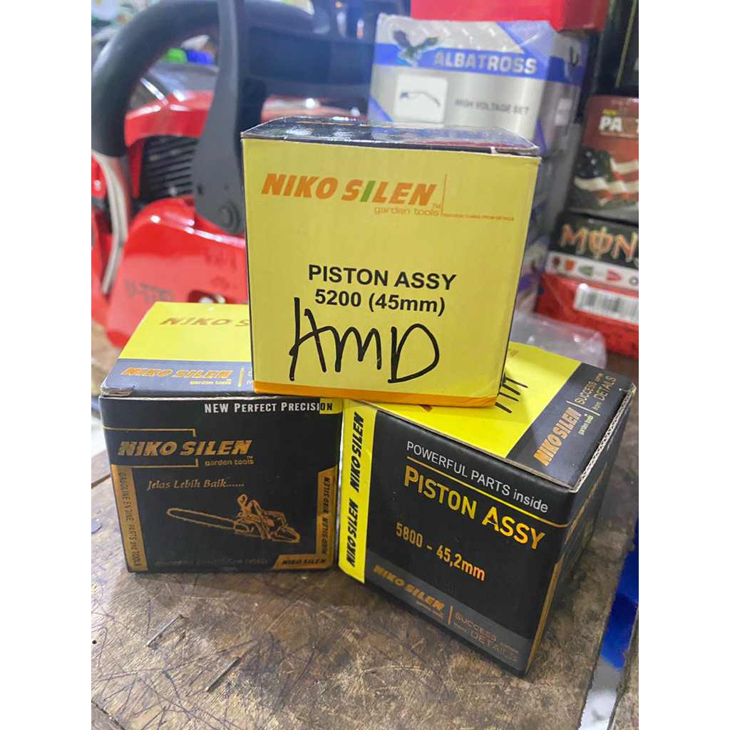 Piston Mesin Chainsaw / Senso 5200/5800 Merek NIKO SILEN ASLI
