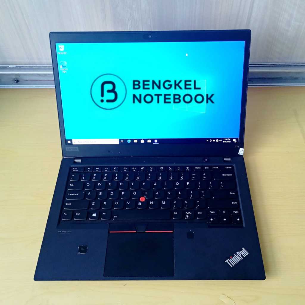Laptop Lenovo Thinkpad T14 G2 Corei5-1145G7 2.60GHz Gen11 Ram 16Gb Ssd 256Gb Baterai Ada Second