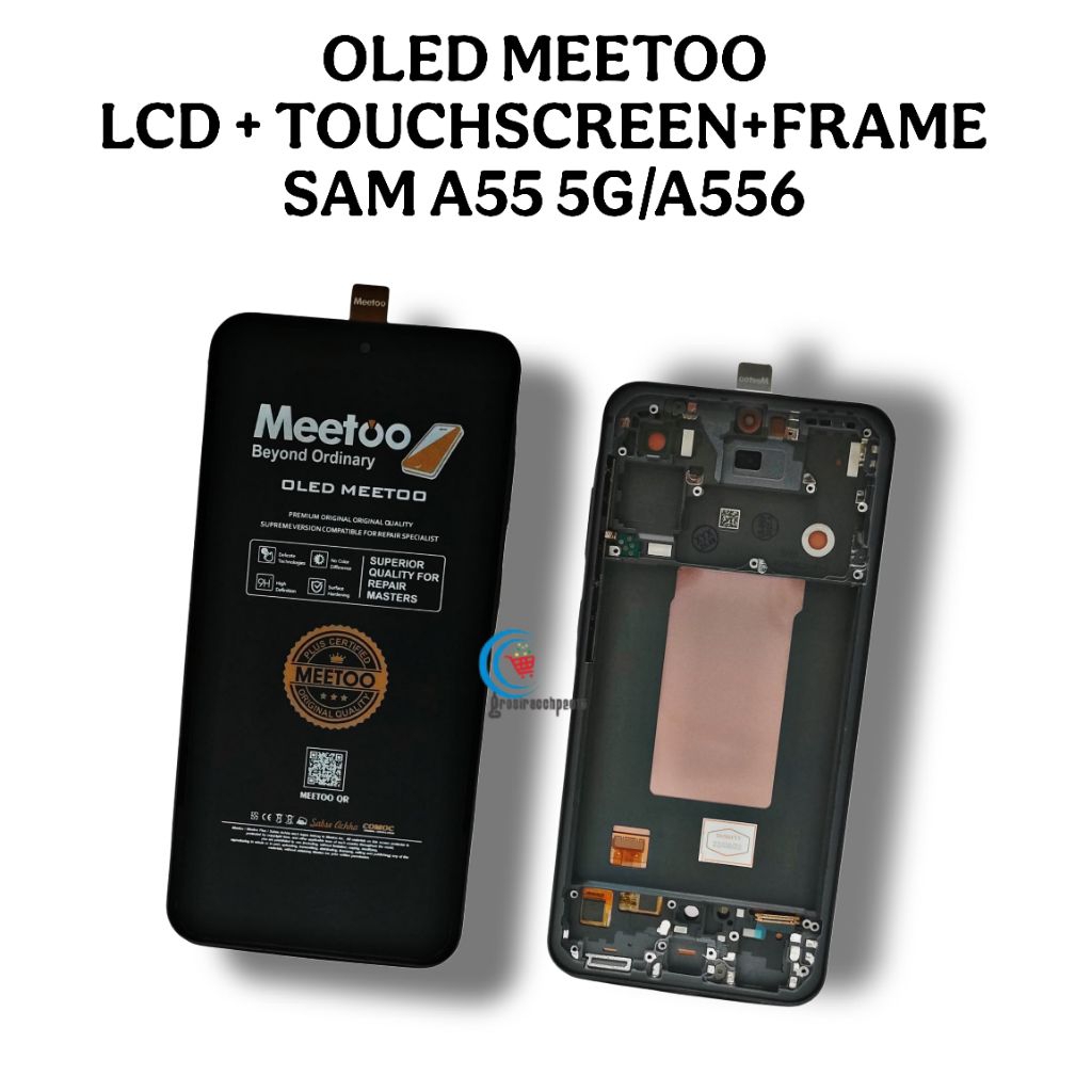 OLED LCD + TOUCHSCREEN + FRAME COMPATIBLE FOR SAMSUNG A56 5G FINGERPRINT / SAMSUNG A566