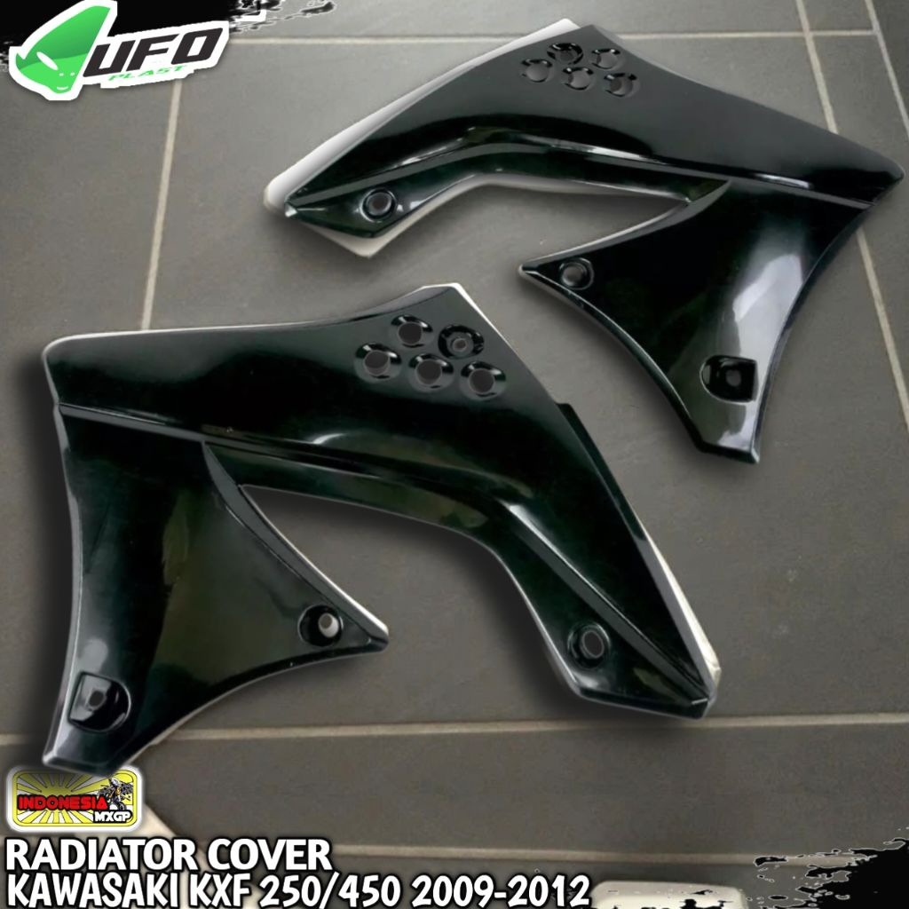 KAWASAKI KX - KXF 250 450 F 2009 2010 2011 2012 - UFO RADIATOR SCOOP TANK COVER BODY - SAYAP SAMPING