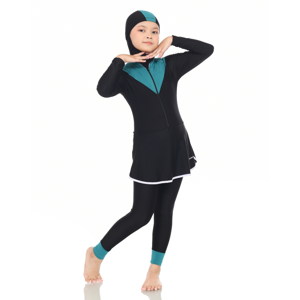 Baju renang muslimah anak Baju renang anak perempuan Baju renang panjang Baju renang wanita remaja