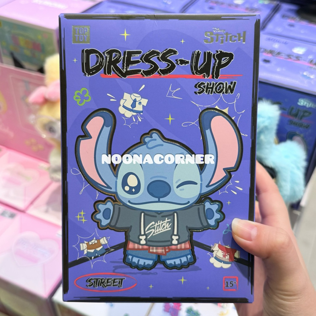 Miniso x Disney ‼️ Blind Box Stitch Dress Up Show Plush Pendant Vinyl Keychain Collections (1 Pcs Ra