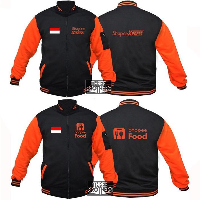 Jaket Varsity Baseball Zipper Resleting Ziper Sleting Shope FOOD makanan minuman EXPRESS XPRESS kuri