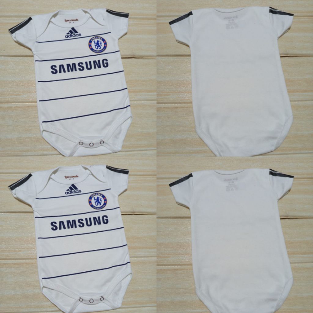 Romper Bola Baju Bola bayi Klub Liga Inggris Retro ChelsieFC CFC  2009 2010 The Blues Jumper Baby Ju